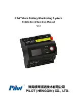 Pilot Communications PBAT-Gate Installation & Operation Manual preview