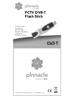 Pinnacle PCTV DVB-T Flash Stick Quick Start Manual preview