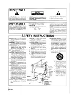 Preview for 2 page of Pioneer A-115 Operating Instructions Manual