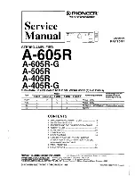 Preview for 1 page of Pioneer A-405R Service Manual