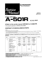 Pioneer A-450R Service Manual preview