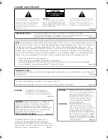 Preview for 2 page of Pioneer A9 Operating Instructions Manual