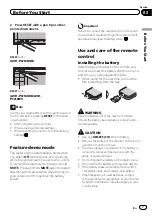 Preview for 7 page of Pioneer AVH-P3250BT Operation Manual