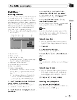 Preview for 65 page of Pioneer AVH-P5050DVD Operation Manual