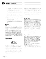 Preview for 10 page of Pioneer AVH-P5950DVD Operation Manual