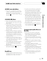 Preview for 93 page of Pioneer AVH-P5950DVD Operation Manual