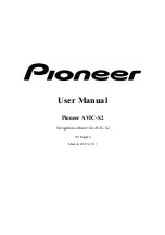 Pioneer AVIC-S2 Software Manual preview