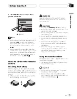 Preview for 13 page of Pioneer AVX-P8DVD Operation Manual