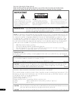 Preview for 2 page of Pioneer BDP-95FD Operating Instructions Manual