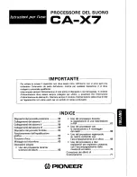 Preview for 55 page of Pioneer CA-X7 Operating Instructions Manual