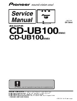 Preview for 1 page of Pioneer CD-UB100 Service Manual