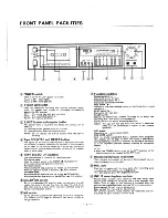 Preview for 4 page of Pioneer CT-520 Operating Instructions Manual