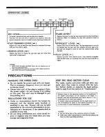 Preview for 3 page of Pioneer CT-F600 Operating Instructions Manual