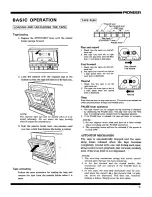 Preview for 5 page of Pioneer CT-F600 Operating Instructions Manual