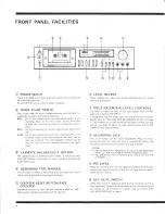 Preview for 4 page of Pioneer CT-F615 Operating Instructions Manual