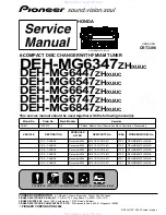 Pioneer DEH-MG6347 Service Manual preview