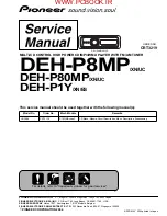 Pioneer DEH-P1ES Service Manual preview