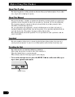 Preview for 6 page of Pioneer DEH-P3370XM UC Operation Manual