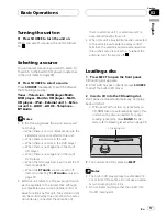 Preview for 17 page of Pioneer DEH-P9800BT - Radio / CD Operation Manual