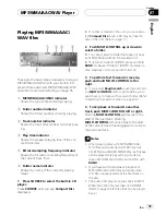 Preview for 33 page of Pioneer DEH-P9800BT - Radio / CD Operation Manual