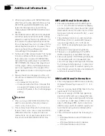 Preview for 106 page of Pioneer DEH-P9800BT - Radio / CD Operation Manual