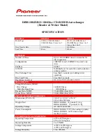 Preview for 1 page of Pioneer DRM-1004XR21 Specification