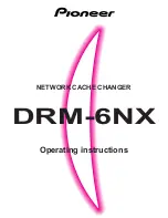 Pioneer DRM-6NX Operating Instructions Manual preview