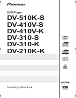 Preview for 1 page of Pioneer DV-210K-K Operating Instructions Manual