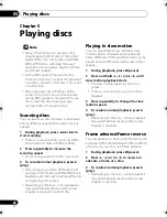 Preview for 22 page of Pioneer DV-300-S Operating Instructions Manual