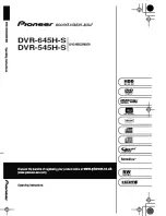 Pioneer DVR-545H Operating Instructions Manual preview