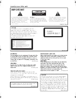 Preview for 2 page of Pioneer Elite PD-D9-J Operating Instructions Manual