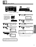 Preview for 21 page of Pioneer ELITE  PD-F27 Operating Instructions Manual