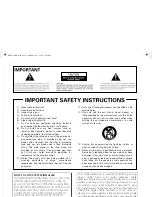 Preview for 2 page of Pioneer Elite PRO-1130HD Operating Instructions Manual