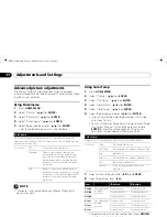 Preview for 60 page of Pioneer Elite PRO-1130HD Operating Instructions Manual