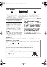 Preview for 2 page of Pioneer Elite S-LX70-W Operating Instructions Manual