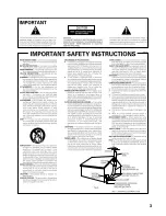 Preview for 3 page of Pioneer Elite VSX-47TX Operating Instructions Manual