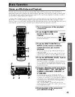 Preview for 43 page of Pioneer Elite VSX-47TX Operating Instructions Manual