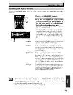 Preview for 71 page of Pioneer Elite VSX-47TX Operating Instructions Manual