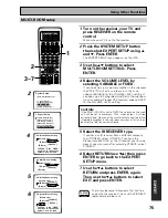 Preview for 75 page of Pioneer Elite VSX-47TX Operating Instructions Manual