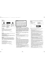 Preview for 2 page of Pioneer FS-S40 Instruction Manual