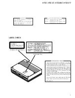 Preview for 3 page of Pioneer HTZ-7 VisionPlus Service Manual