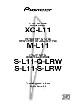 Pioneer M-L11 Operating Instructions Manual preview