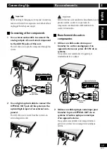 Preview for 17 page of Pioneer M-L11 Operating Instructions Manual