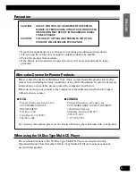 Preview for 7 page of Pioneer P47DH - DEH Radio / CD Player Operation Manual