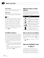 Preview for 10 page of Pioneer P5000MP - Radio / CD Operation Manual