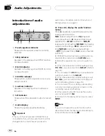 Preview for 54 page of Pioneer P5000MP - Radio / CD Operation Manual
