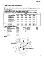 Preview for 5 page of Pioneer PD-F705 Service Manual