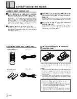 Preview for 4 page of Pioneer PD-F907 Operating Instructions Manual