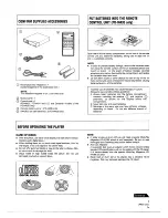 Preview for 7 page of Pioneer PD-M430 Operating Instructions Manual