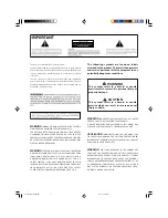 Preview for 2 page of Pioneer PDP-433HDE Operating Instructions Manual